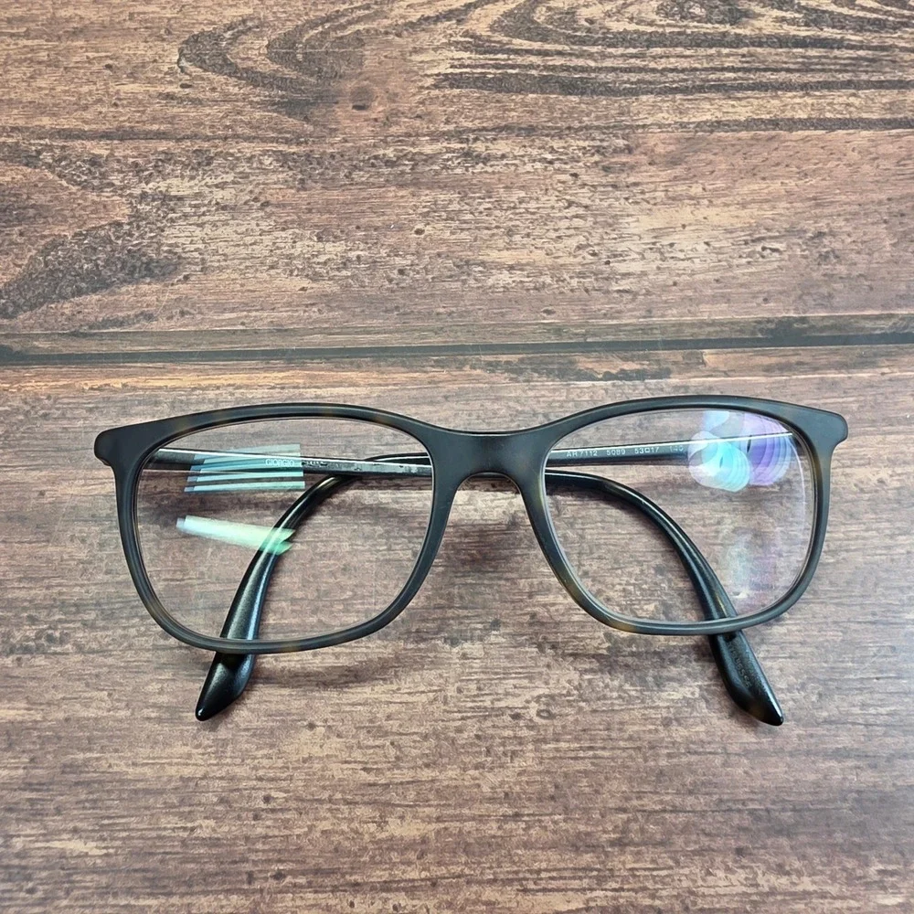 Giorgio Armani AR7112 5089 Matte Tortoise Eyeglass 53-17-140 Italy FRAMES ONLY